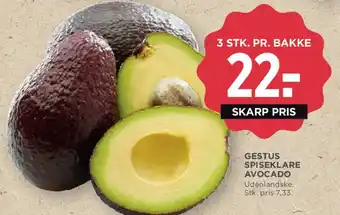 MENY Gestus spiseklare avocado tilbud