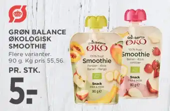 MENY Grøn Balance Økologisk Smoothie tilbud