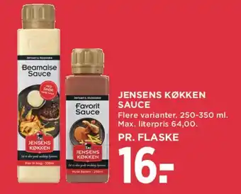 MENY Jensens Køkken sauce tilbud