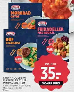 MENY Steff Houlberg / Tulip - Maxi middagsretter tilbud