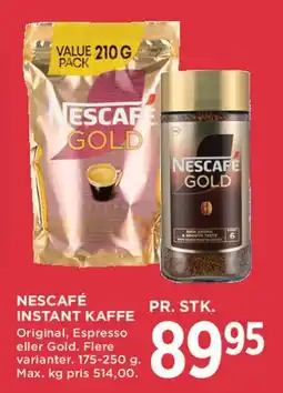 MENY Nescafé Instant kaffe tilbud