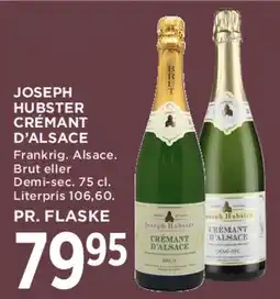 MENY Joseph Hubster Crémant d'Alsace tilbud