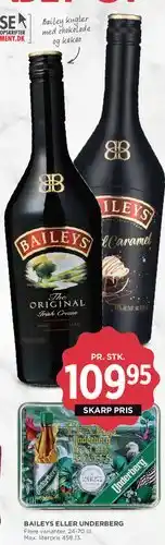 MENY Baileys eller Underberg tilbud