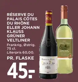 MENY Réserve du Palais / Côtes du Rhône tilbud