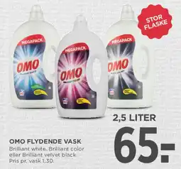 MENY OMO flydende vask tilbud