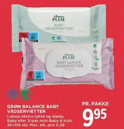 MENY Pleje / Baby vådservietter tilbud