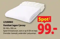 Lidl LIVARNO Vandtæt lagen i jersey tilbud