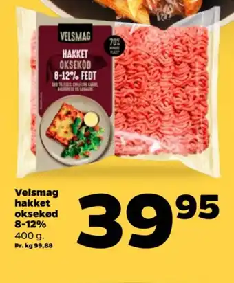 Netto Velsmag hakket oksekød 8-12% tilbud