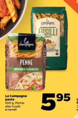 Netto La Campagna pasta tilbud