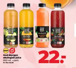Netto God Morgen økologisk juice tilbud