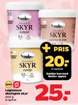 Netto Løgismose økologisk skyr tilbud