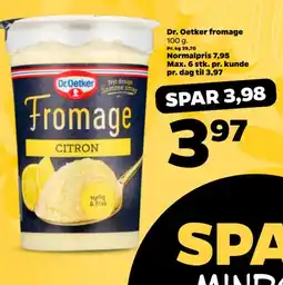 Netto Dr. Oetker fromage tilbud