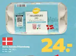 Netto Dava danske frilandsæg tilbud