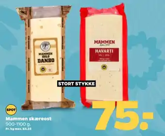 Netto Mammen skæreost tilbud