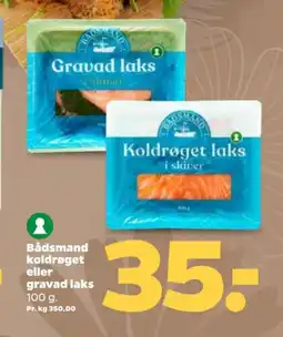 Netto Bådsmand koldrøget eller gravad laks tilbud