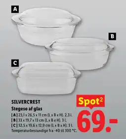 Lidl SILVERCREST Stegeso af glas tilbud