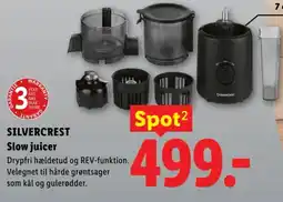 Lidl SILVERCREST Slow juicer tilbud