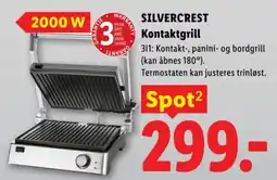 Lidl SILVERCREST 3 Kontaktgrill tilbud