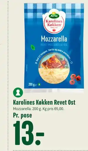 Min Købmand Karolines Køkken Revet Ost tilbud