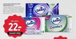 MENY LOTUS TOILETPAPIR ELLER KØKKENRULLER tilbud