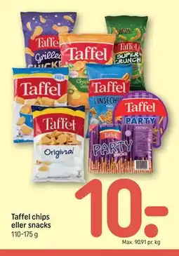REMA 1000 Taffel chips eller snacks tilbud
