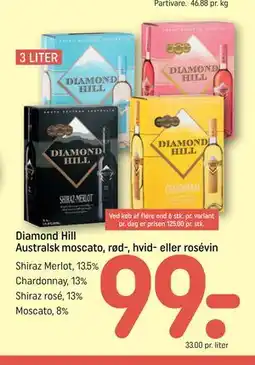 REMA 1000 Diamond Hill Australsk moscato, rød-, hvid- eller rosévin tilbud