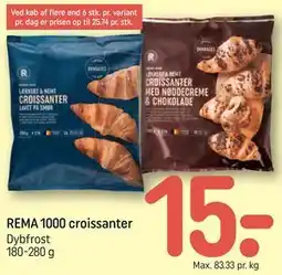 REMA 1000 REMA 1000 croissanter tilbud