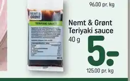 REMA 1000 Nemt & Grønt Teriyaki sauce tilbud