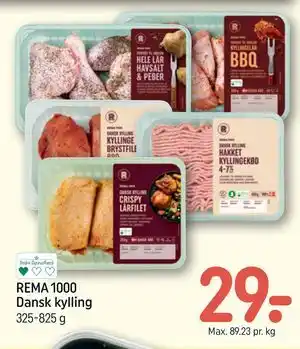 REMA 1000 REMA 1000 Dansk kylling tilbud
