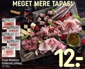 REMA 1000 Casa Modena Italiensk pålæg tilbud
