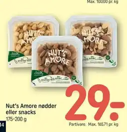 REMA 1000 Nut’s Amore nødder eller snacks tilbud