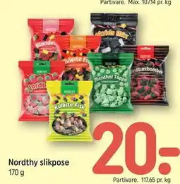 REMA 1000 Nordthy slikpose tilbud