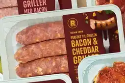 REMA 1000 BACON & CHEDDAR GRILLER tilbud