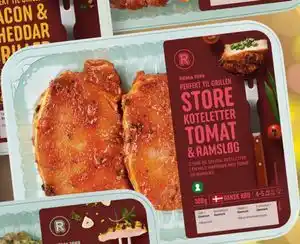 STORE KOTELETTER TOMAT & RAMSLØG