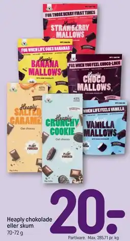 REMA 1000 Heaply chokolade eller skum tilbud