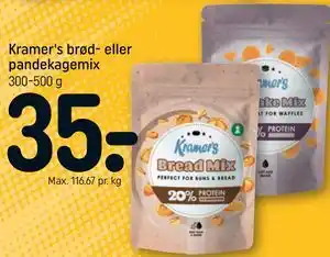 REMA 1000 Kramer's brød- eller pandekagemix tilbud