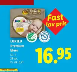 Lidl LUPILU Premium bleer tilbud