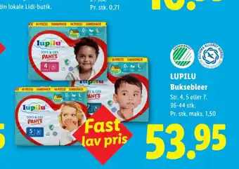 Lidl LUPILU Buksebleer tilbud
