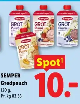 Lidl SEMPER Grødpouch tilbud