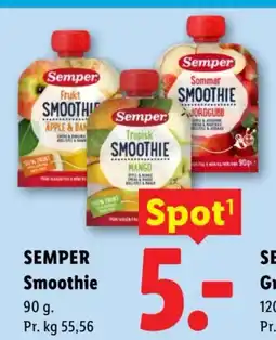 Lidl SEMPER Smoothie tilbud