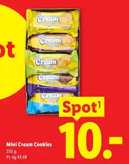 Lidl Mini Cream Cookies tilbud