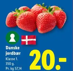 Lidl Danske jordbær tilbud