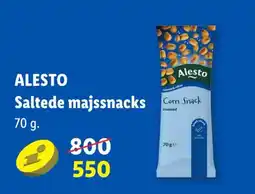 Lidl Alesto saltede majssnacks com snack tilbud