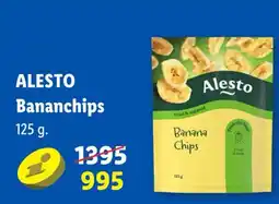 Lidl ALESTO Bananchips tilbud