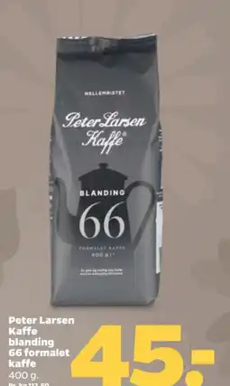 Netto Peter Larsen Kaffe blanding tilbud