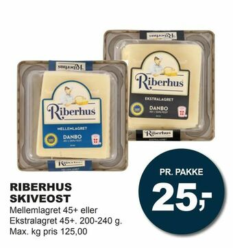 Let-Køb Riberhus skiveost tilbud