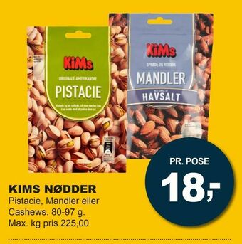 Let-Køb Kims nødder tilbud