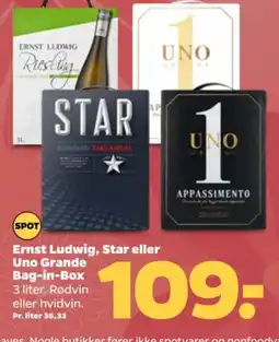 Netto Ernst Ludwig, Star eller Uno Grande Bag-in-Box tilbud