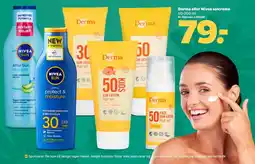Netto Derma eller Nivea solcreme tilbud