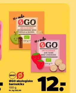Netto ØGO økologiske børnekiks tilbud